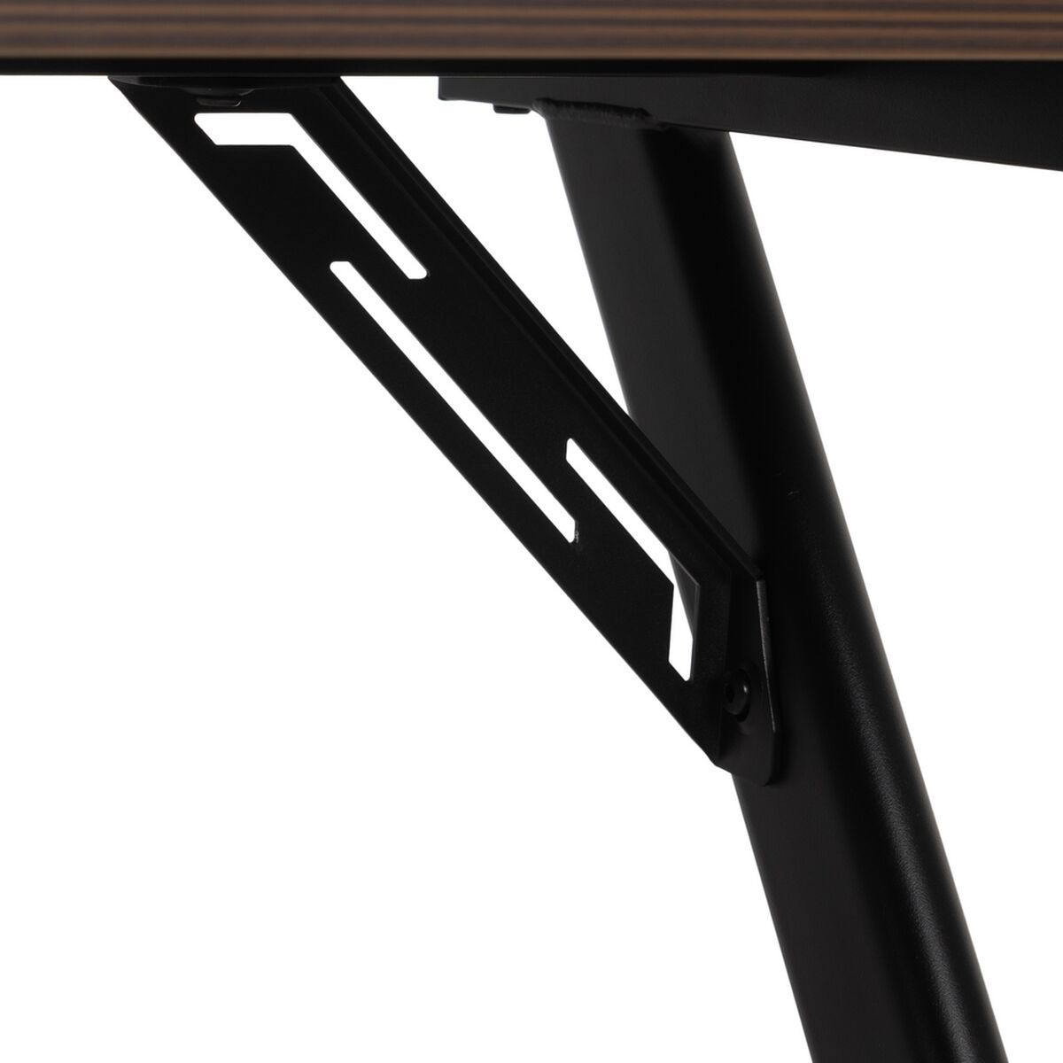 Skrivebord Træ MDF Sort Natur 120 x 60 x 75 cm